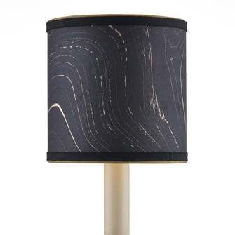 Marble Paper Drum Chandelier Shade - Black/Gold/Silver (92|0900-0020)