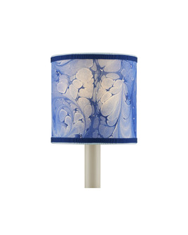 Marble Blue Paper Drum Chandelier Shade (92|0900-0014)