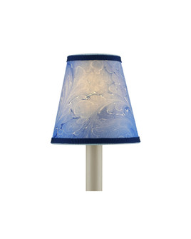 Marble Blue Paper Tapered Chandelier Shade (92|0900-0013)