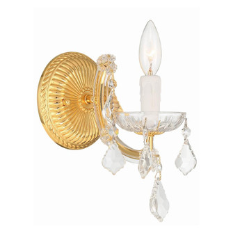 Maria Theresa 6'' Hand Cut Crystal Gold Sconce (205|4471-GD-CL-MWP)
