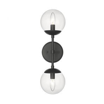 Avell 2-Light Wall Sconce Matte Black (670|8152-MB)