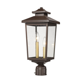 Eldrick 2-Light Outdoor Post Lantern Powder Coated Bronze (670|4644-PBZ)