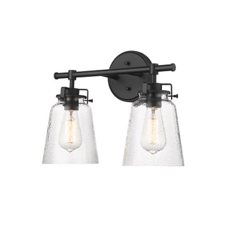 Amberose 2-Light Vanity Matte Black (670|4412-MB)