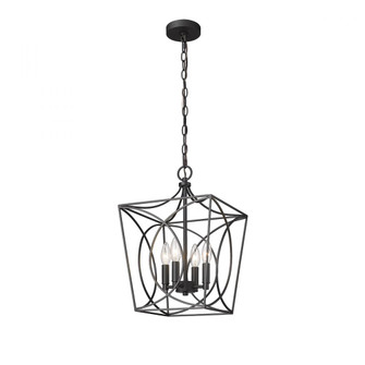 Tracy 4-Light Pendant light Matte Black (670|4001-MB)