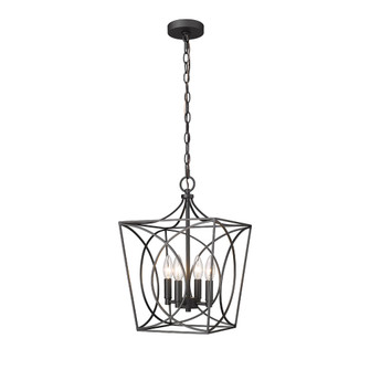 Tracy 4-Light Pendant light Matte Black (670|4001-MB)