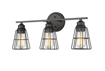 3-Light Vanity Matte Black (670|3383-MB)