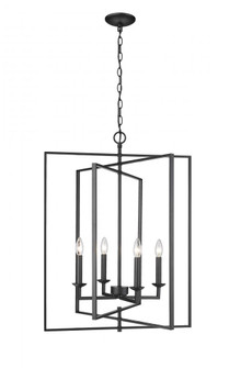 Nellis 4-Light Pendant light Matte Black (670|3232-MB)