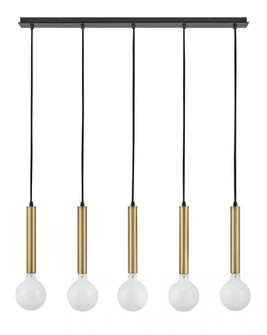 Large Five Light Linear Chandelier (1118101|83206LCB)