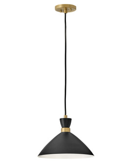 Medium Single Light Convertible Pendant (1118101|83257BK-HB)