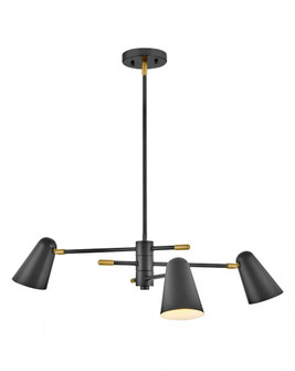 Medium Convertible Mobile Single Tier Chandelier (1118101|83543BK)
