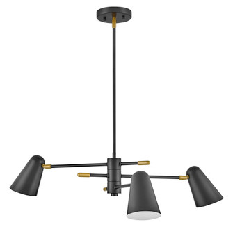 Medium Convertible Mobile Single Tier Chandelier (1118101|83543BK)