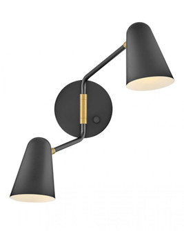 Large Two Light Sconce (1118101|83542BK)
