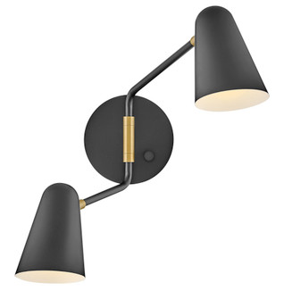 Large Two Light Sconce (1118101|83542BK)