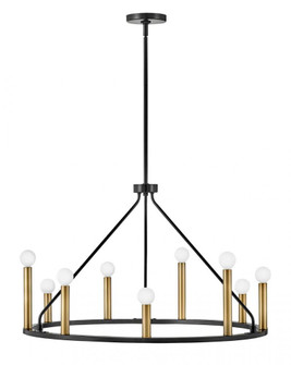 Medium Single Tier Chandelier (1118101|83158BK)