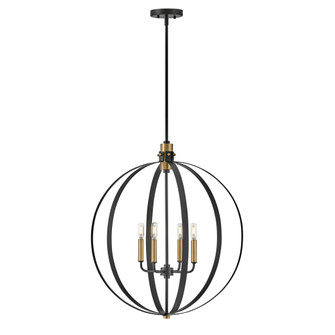Medium Orb Chandelier (1118101|83034BK)