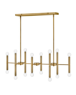 Large Sixteen Light Linear Chandelier (1118101|83196LCB)