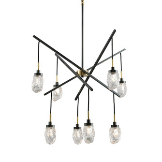 Avola 8-light Ice-drop Abstract Chandelier (10813|KCH1106A-8)