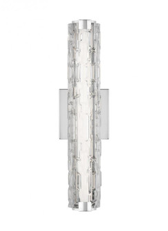 Cutler 18'' Staggered Glass LED Sconce (7725|WB1876CH-L1)