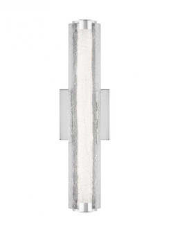 Cutler 18'' Crack Glass LED Sconce (7725|WB1867CH-L1)