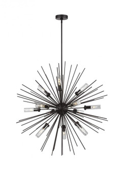 Hilo Large Outdoor Chandelier (7725|OLF3296/12ORB)