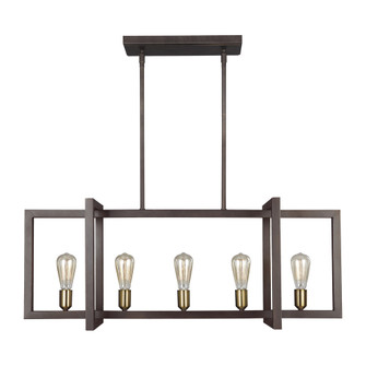 Finnegan Medium Linear Chandelier (7725|F3147/5NWB)