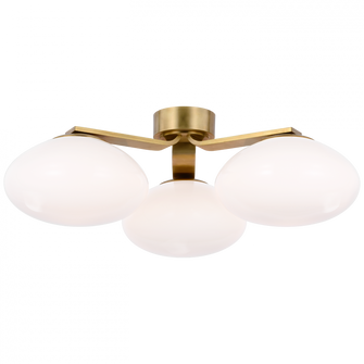 Marisol XL Triple Flush Mount (279|CD 4015SB-WG)