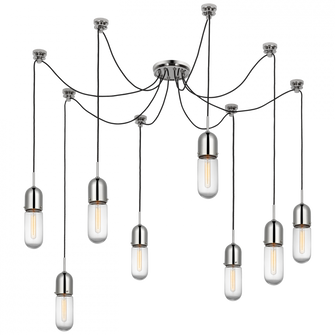 Junio 8-Light Chandelier (279|TOB 5645PN-CG-8)