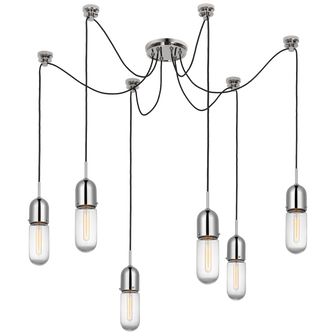 Junio 6-Light Chandelier (279|TOB 5645PN-CG-6)