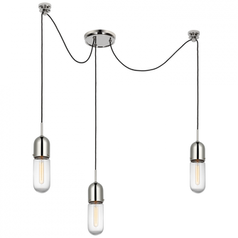 Junio 3-Light Chandelier (279|TOB 5645PN-CG-3)