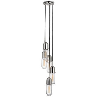 Junio 5-Light Chandelier (279|TOB 5645PN-CG-5)