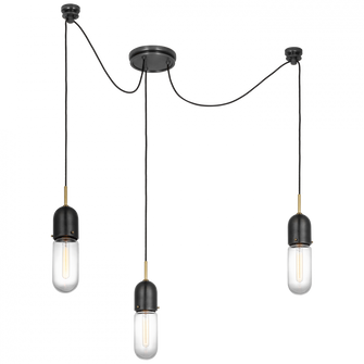 Junio 3-Light Chandelier (279|TOB 5645BZ/HAB-CG-3)