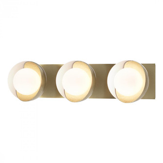 Brooklyn 3-Light Straight Double Shade Bath Sconce (65|201378-SKT-86-02-GG0711)