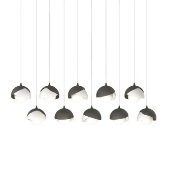 Brooklyn 10-Light Double Shade Pendant (65|131205-SKT-LONG-20-02-GG0711)