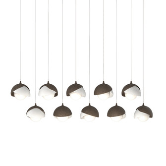 Brooklyn 10-Light Double Shade Pendant (65|131205-SKT-LONG-05-02-GG0711)