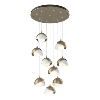 Brooklyn 9-Light Double Shade Pendant (65|131105-SKT-STND-84-02-GG0711)