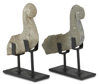 Magpie Stone Bird Set of 3 (92|1200-0259)