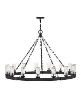 Large Single Tier Chandelier (87|29209BK)