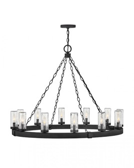 Large Single Tier Chandelier (87|29207BK)