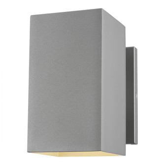 Pohl modern 1-light outdoor exterior Dark Sky compliant medium wall lantern in painted brushed nicke (7725|8731701-753)