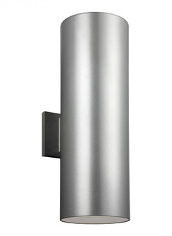 Outdoor Cylinders transitional 2-light integrated LED outdoor exterior large integrated LED wall lan (7725|8413997S-753)