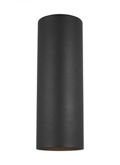 Outdoor Cylinders transitional 2-light outdoor exterior small wall lantern sconce in black finish wi (7725|8313802-12)