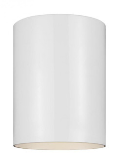 Outdoor Cylinders One Light Outdoor Ceiling Flush Mount (7725|7813801-15)