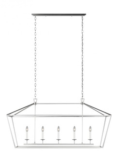 Dianna Five Light Medium Linear Chandelier (7725|6692605-962)