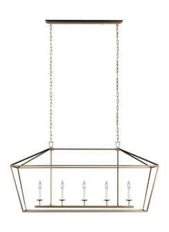 Dianna Five Light Medium Linear Chandelier (7725|6692605-848)