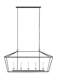 Dianna Five Light Medium Linear Chandelier (7725|6692605-112)