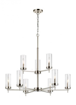 Zire Nine Light Chandelier (7725|3190309EN-962)