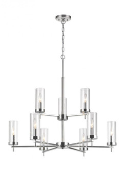 Zire Nine Light Chandelier (7725|3190309EN-05)