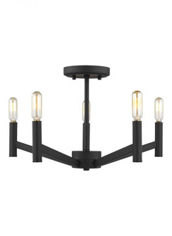 Vector Five Light Semi-Flush Mount (7725|7724305EN-112)
