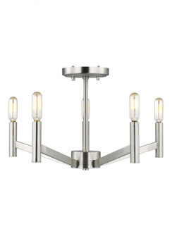 Vector Five Light Semi-Flush Mount (7725|7724305-962)