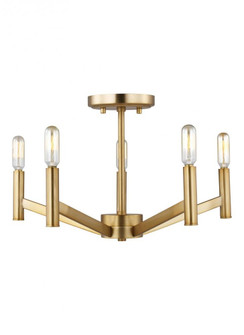 Vector Five Light Semi-Flush Mount (7725|7724305-848)